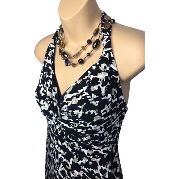 Dana Buchman NWT Print Maxi Dress Size Small - Picture 2 of 9